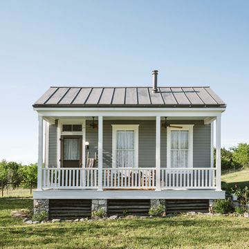 This Tiny Home Has a Greenhouse and a Porch Swing - The Elsa from Olive  Nest Tiny Homes