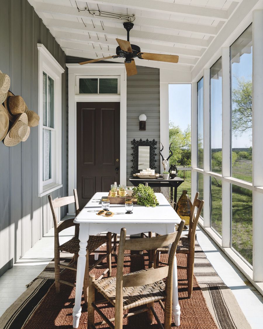 texas guesthouse bungalow screenedin porch