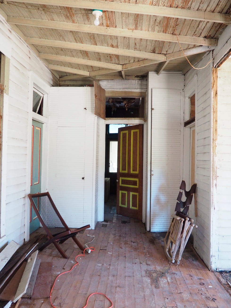 antes madera y elementos para reutilizar en la casa