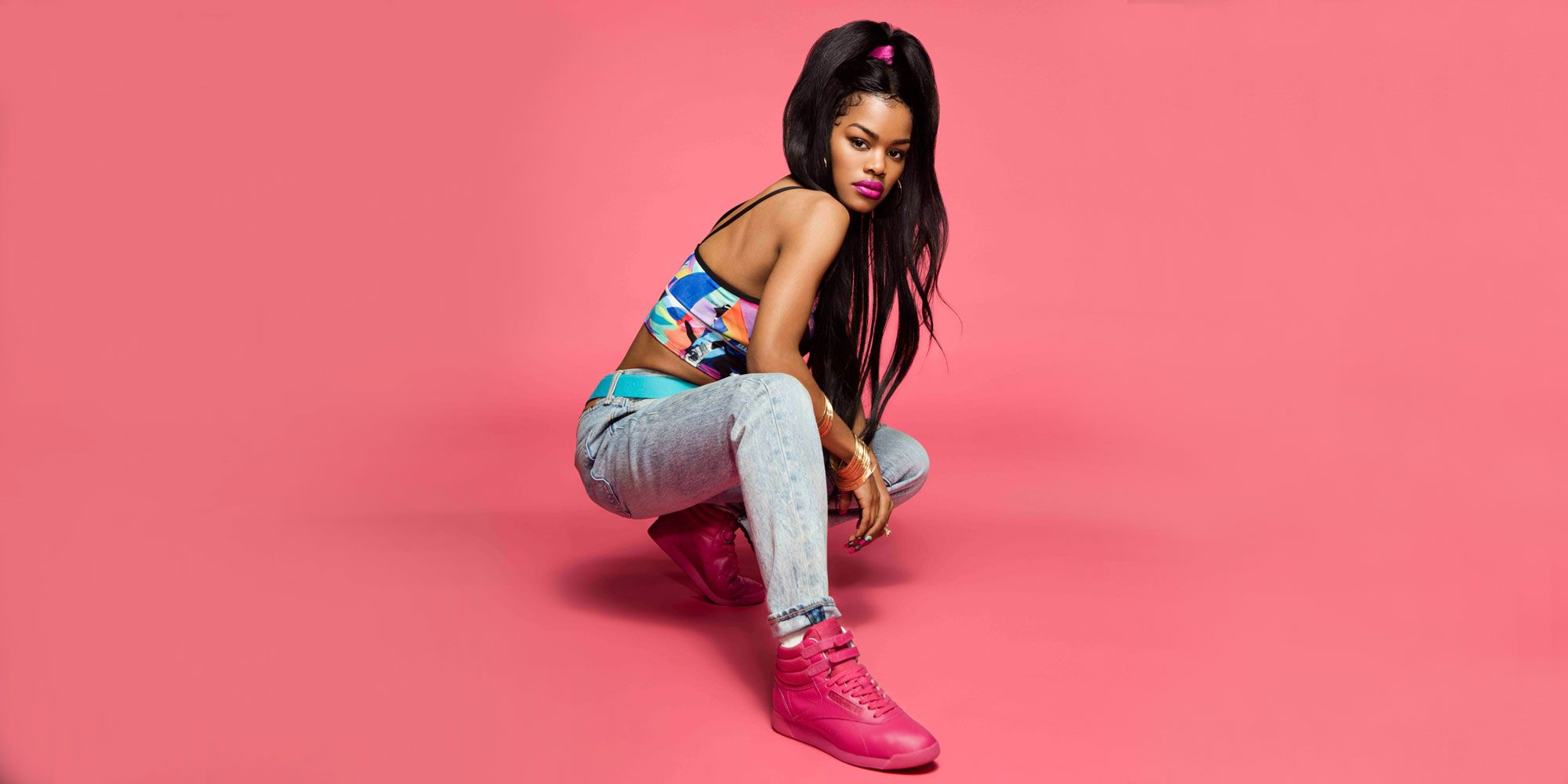 Teyana Launches Totally '80s Reebok Freestyle Sneakers