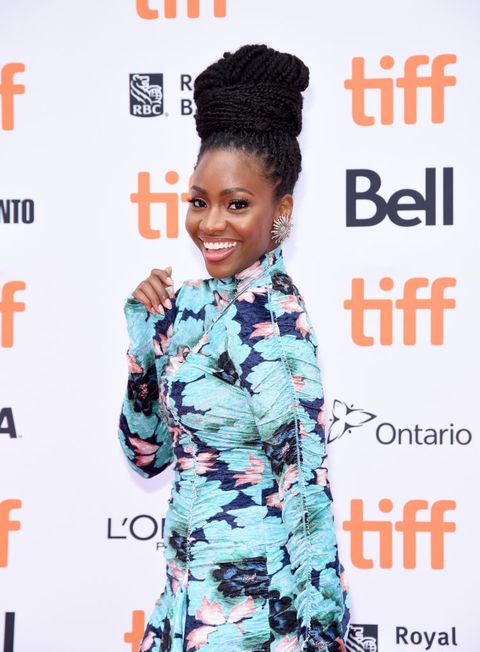 Best Natural Hairstyles: Teyonah Parris Braids 2018 Toronto International Film Festival