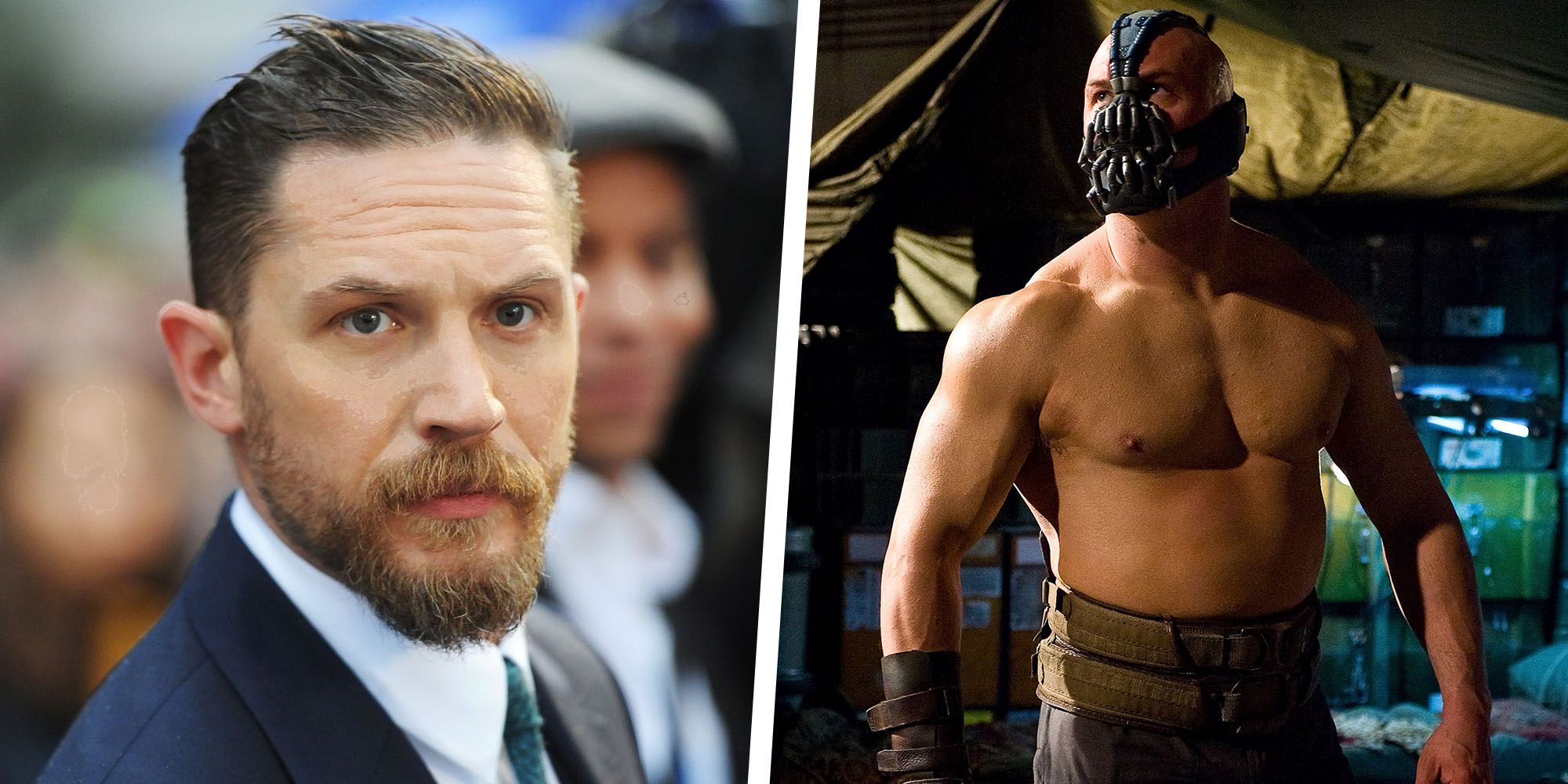 tom hardy bane body before and after