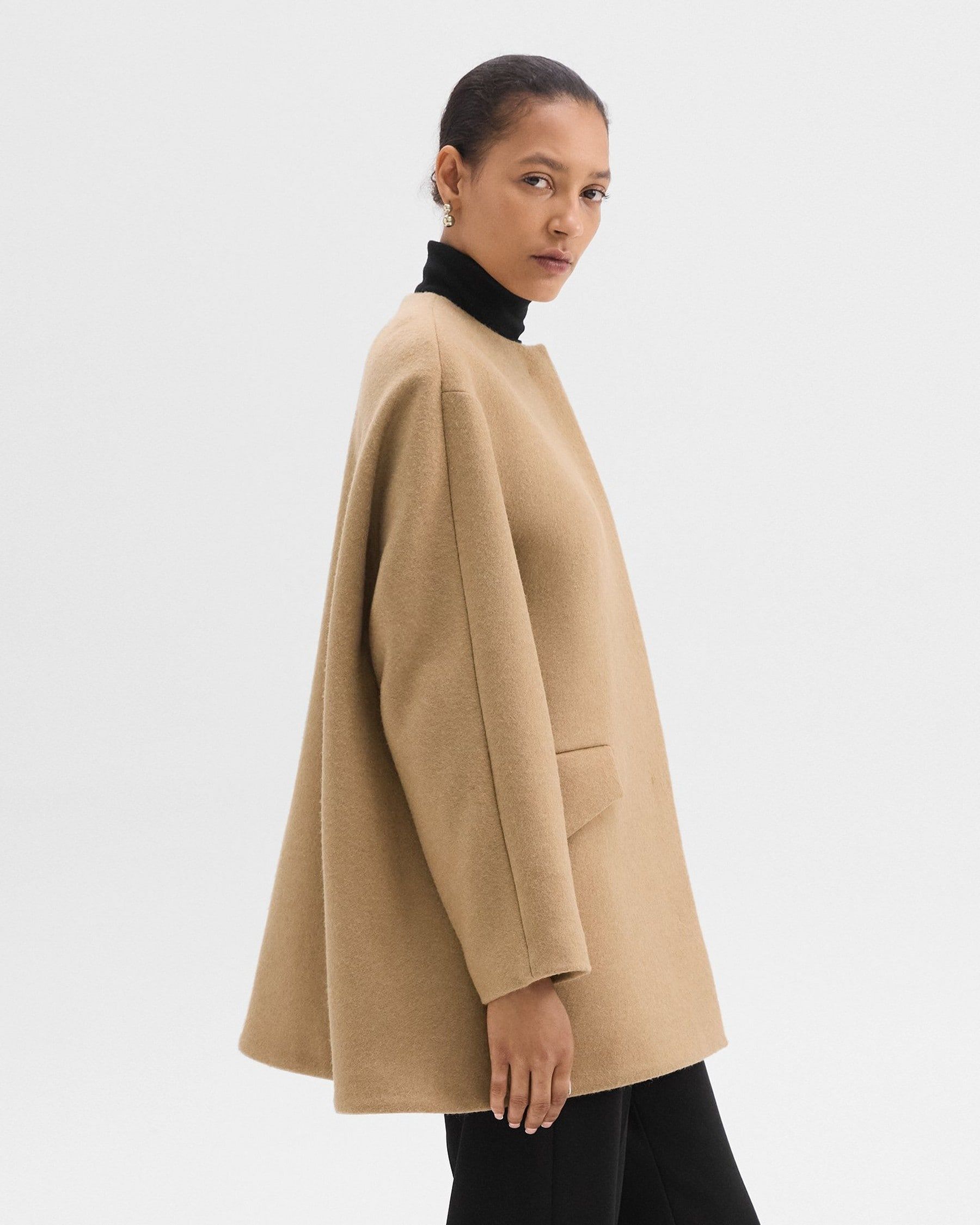 Women Cape Coat, Camel cheapest Wool Coat, Cashmere Coat in Camel Color, Cashmere Poncho, Elegant Coat, Short Winter Coat, Poncho Coat, Camel Cape