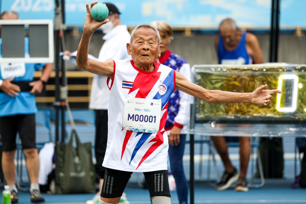 atleta vecchio medaglie atletica