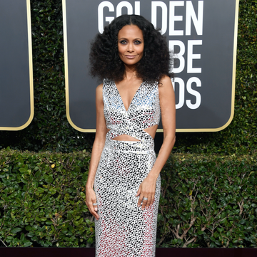 thandie newton attends the 76th annual golden globe awards