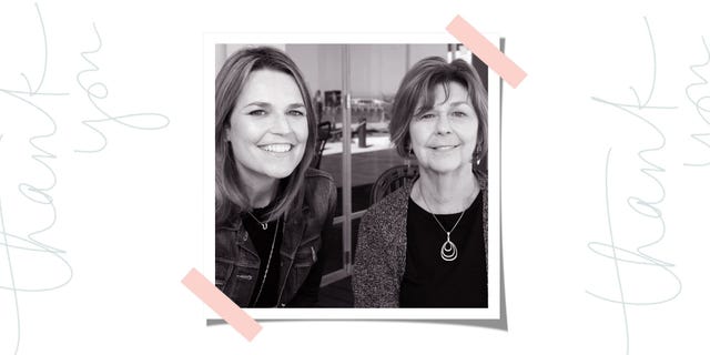 thank you, mom   savannah guthrie
