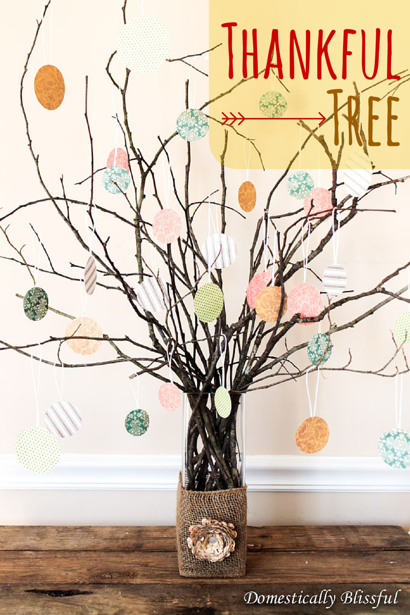 12 Best Thanksgiving Tree Ideas - How to Make a Thankful Tree