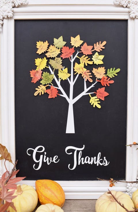 12 Best Thanksgiving Tree Ideas - How to Make a Thankful Tree