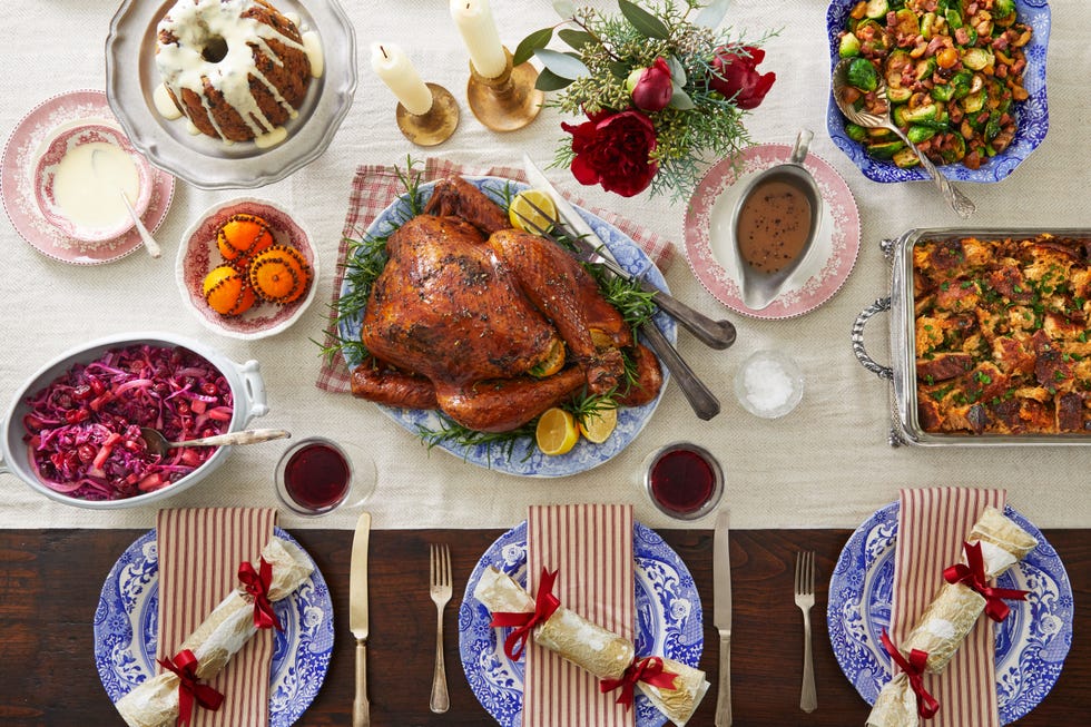 thanksgiving sides on a table