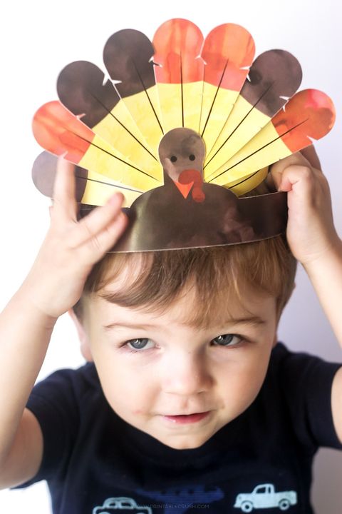 thanksgiving activities kids turkey crowns