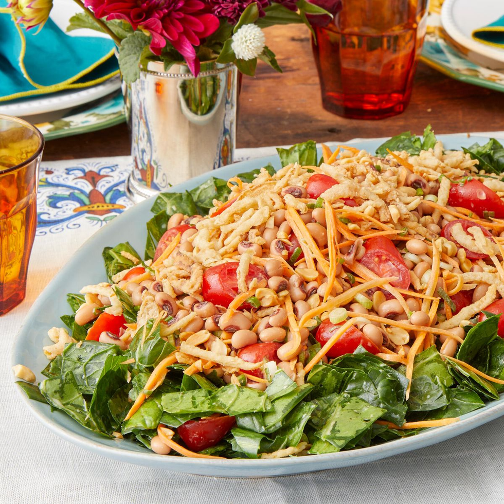 thanksgiving appetizers collard greens salad