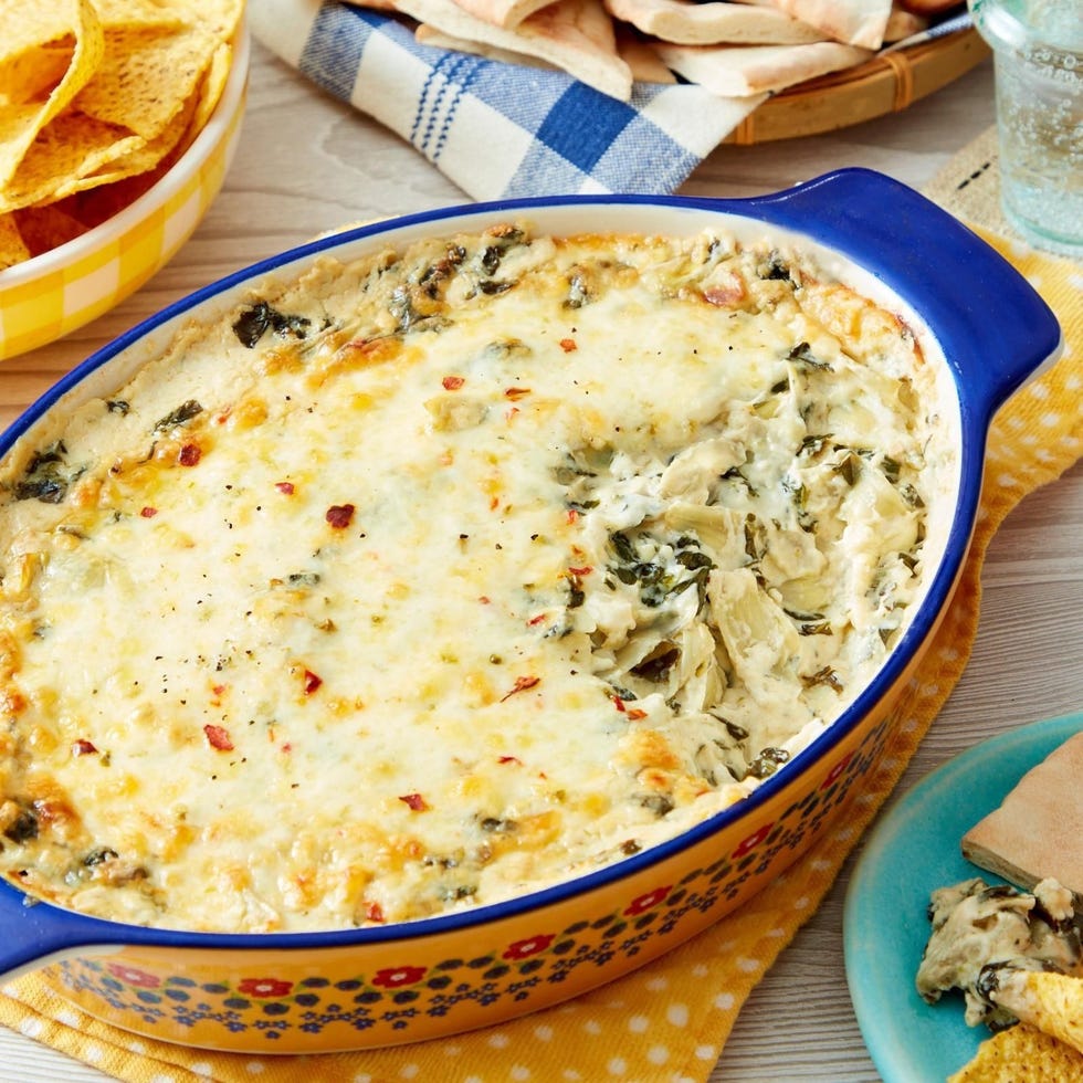 thanksgiving appetizers spinach artichoke dip