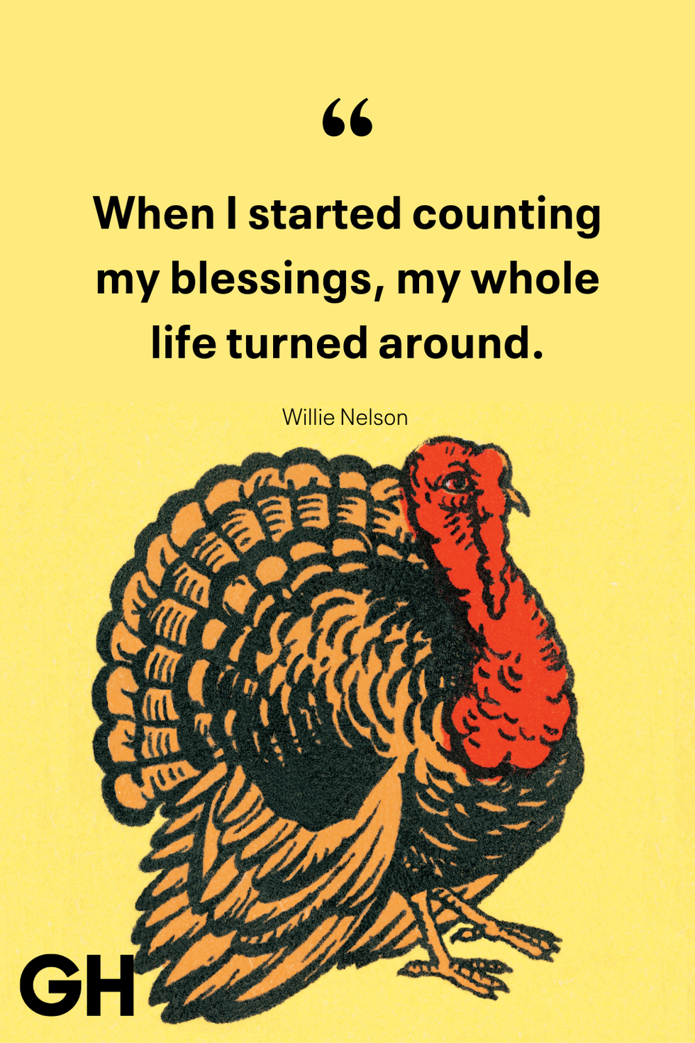 when i started counting my blessings my whole life turned around willie nelson