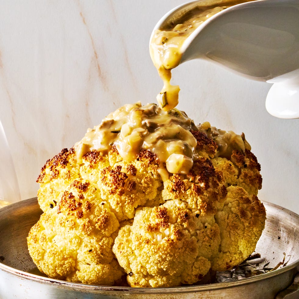whole roasted cauliflower