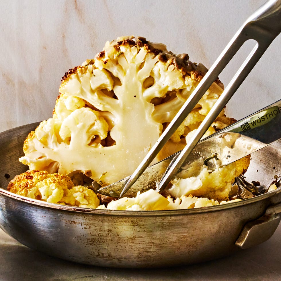 whole roasted cauliflower