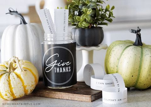 thanksgiving centerpieces gratitude jar