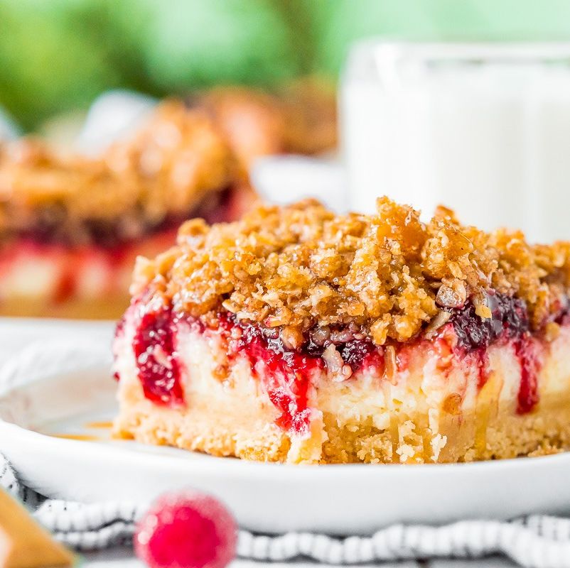 thanksgiving cheesecake recipes cranberry cheesecake bars