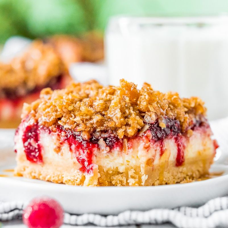 thanksgiving cheesecake recipes cranberry cheesecake bars