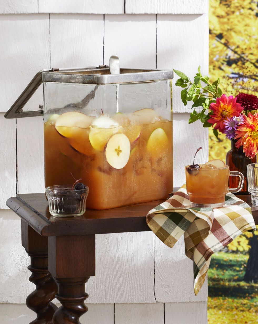 thanksgiving cocktails old fashioned cider punch