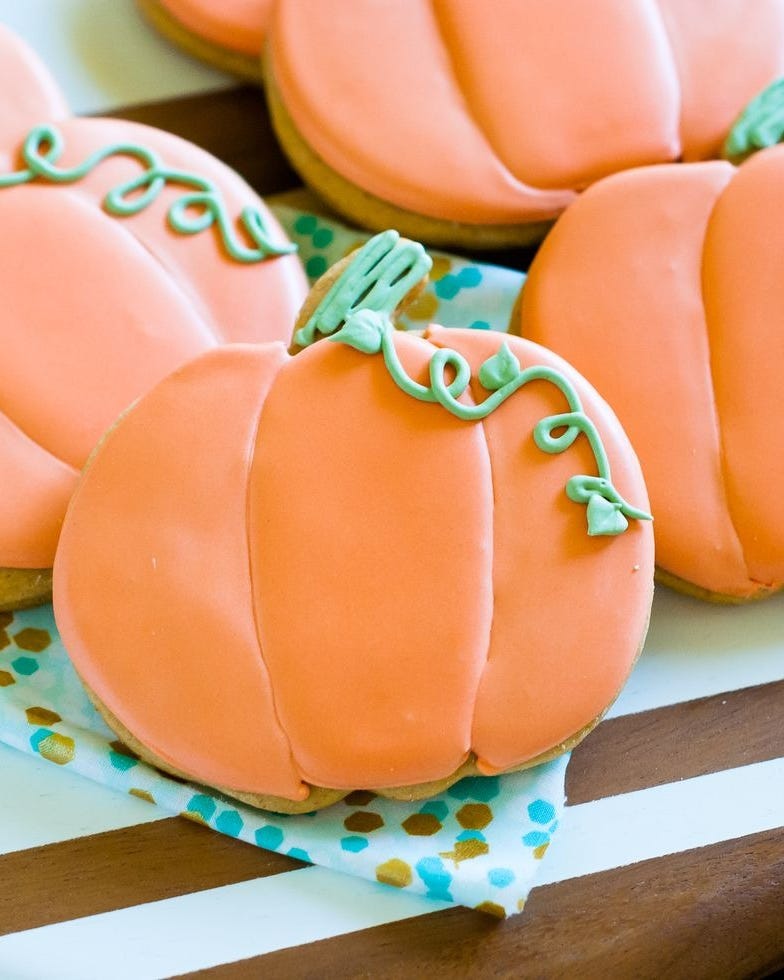 spiced pumpkin cut out cookies