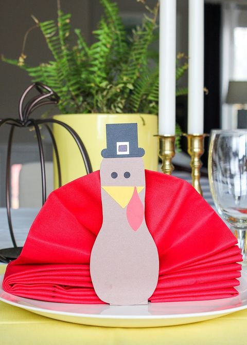 thanksgiving crafts for kids turkey napkins