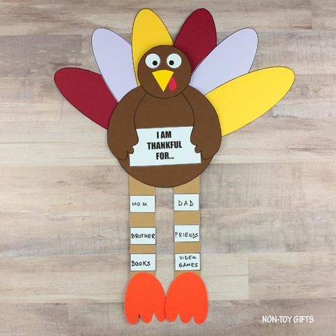 thanksgiving crafts thankful turkey