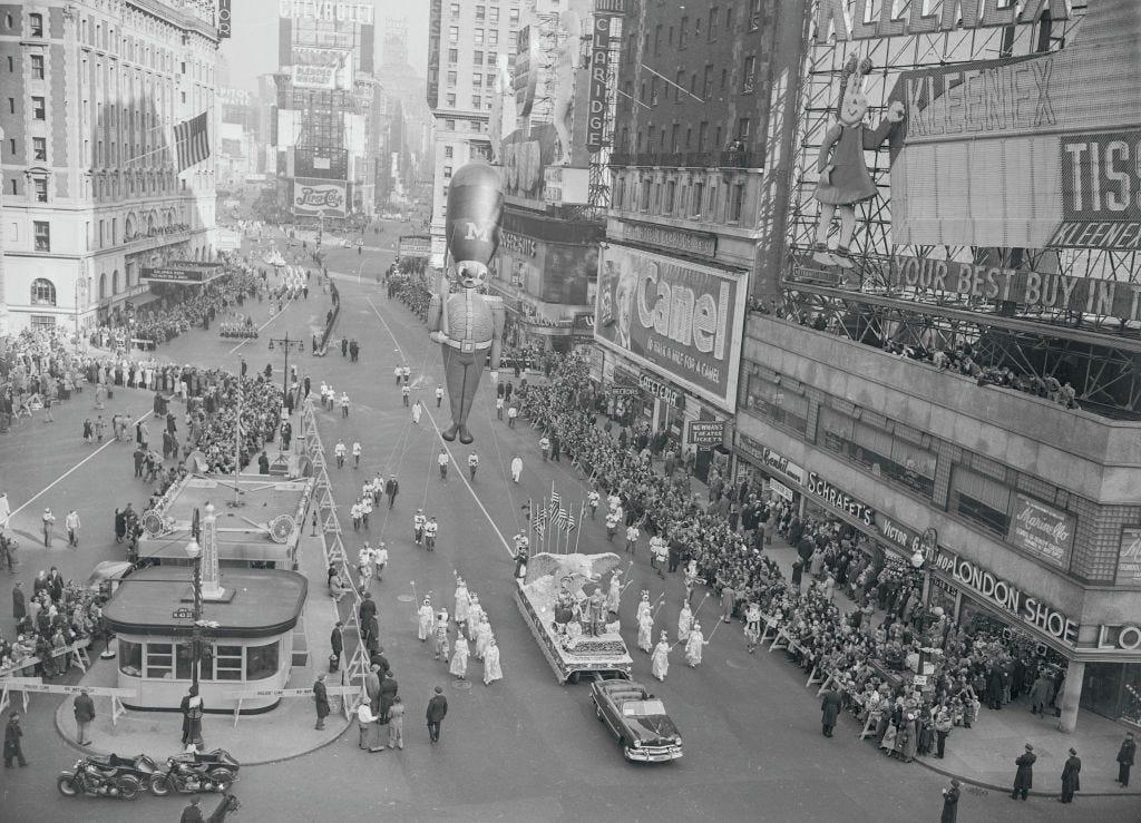 Macy's Thanksgiving Day Parade Through the Years: Photos