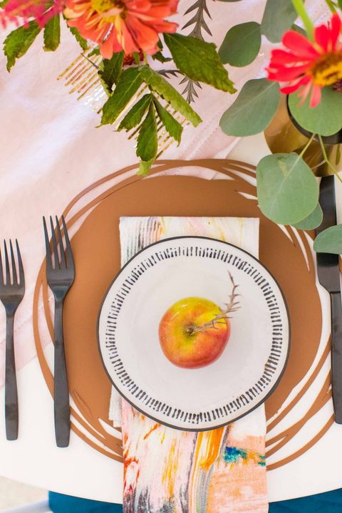 thanksgiving decorations leather placemats