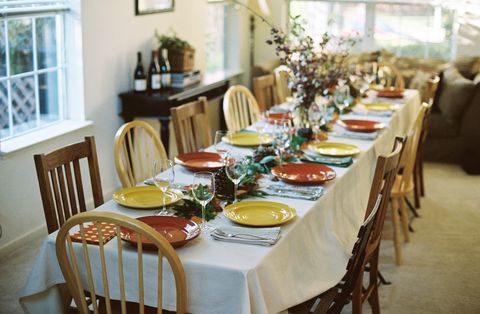 Thanksgiving, Easter, Christmas Holiday table
