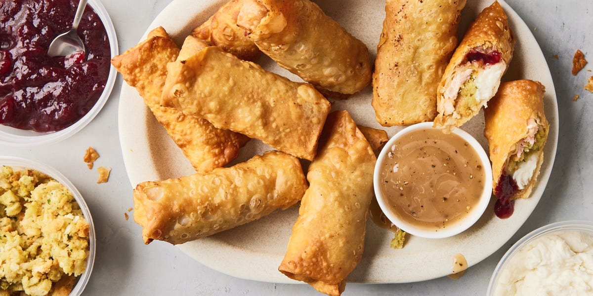 preview for These Thanksgiving Egg Rolls Are The Ultimate Leftovers Glow Up