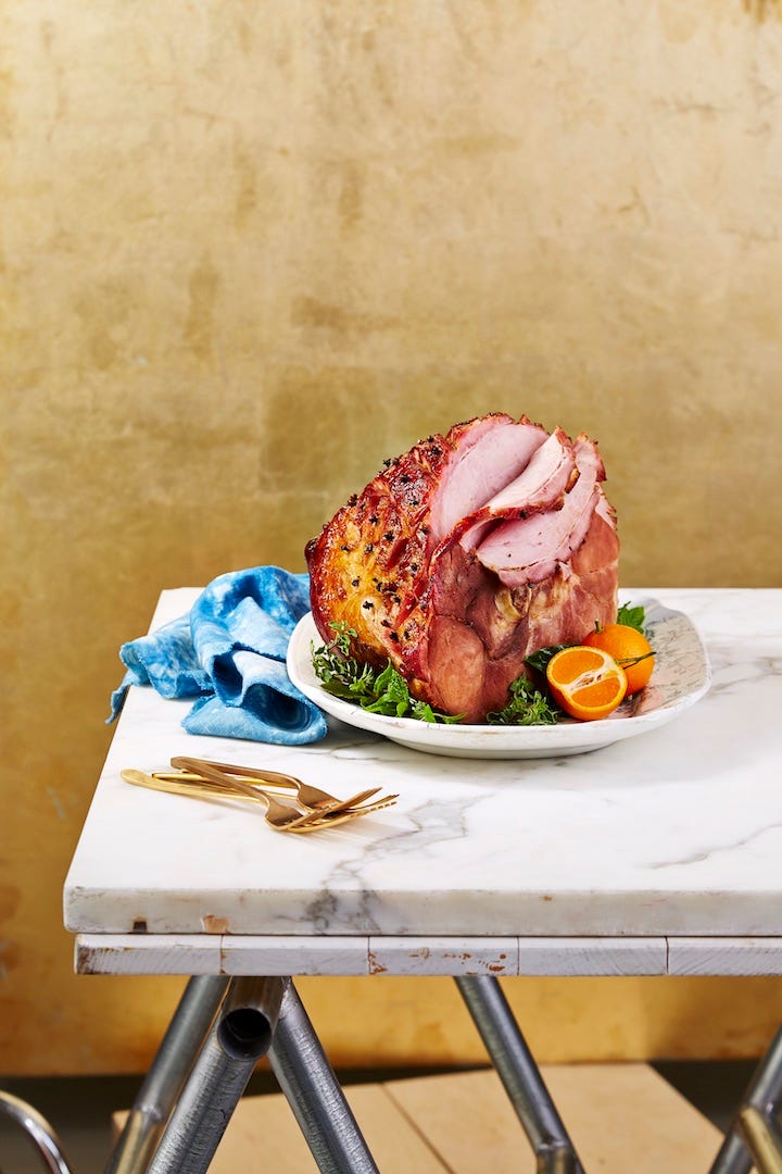 thanksgiving ham   baked ham with root beer glaze