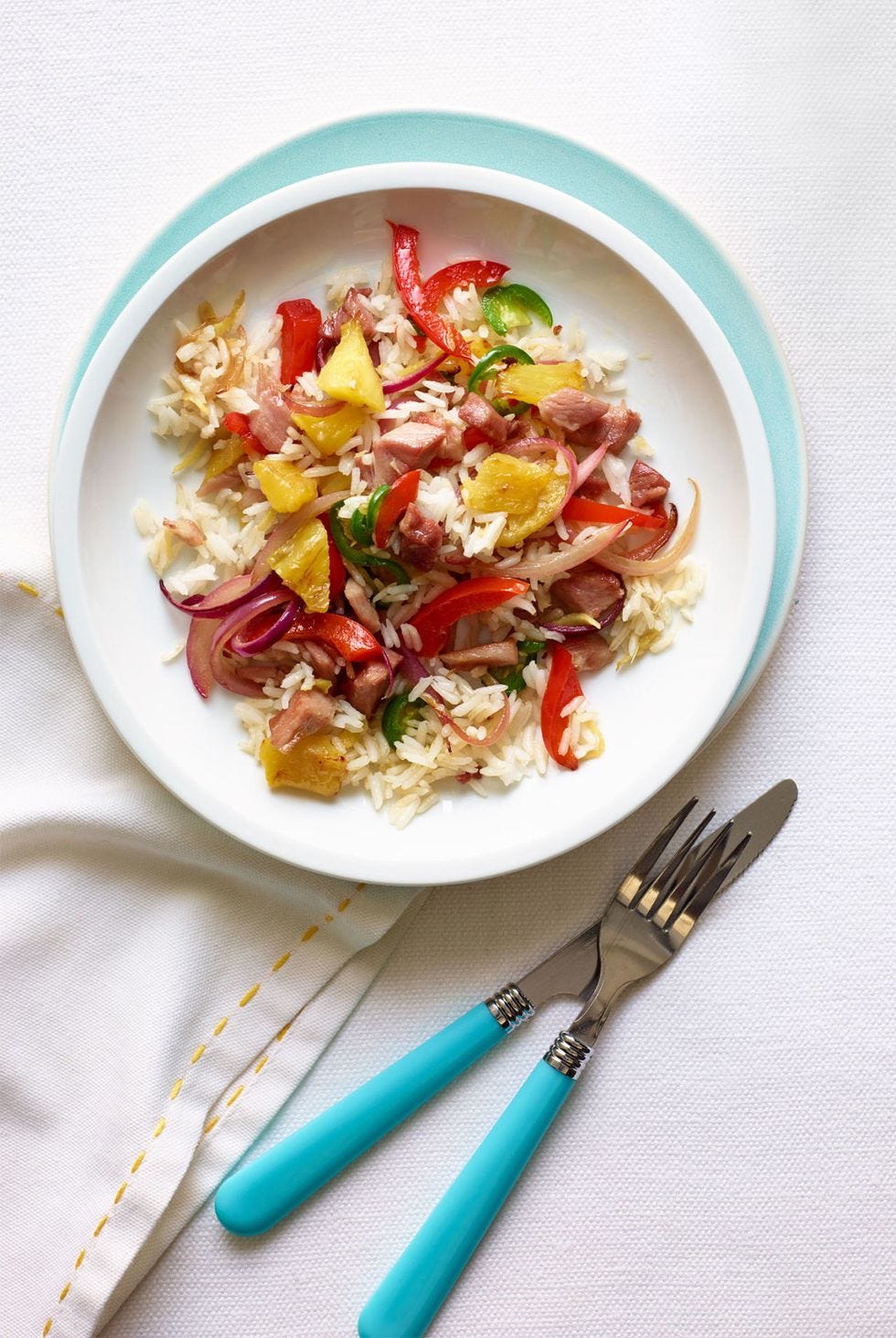 thanksgiving ham   pineapple and ham fried rice
