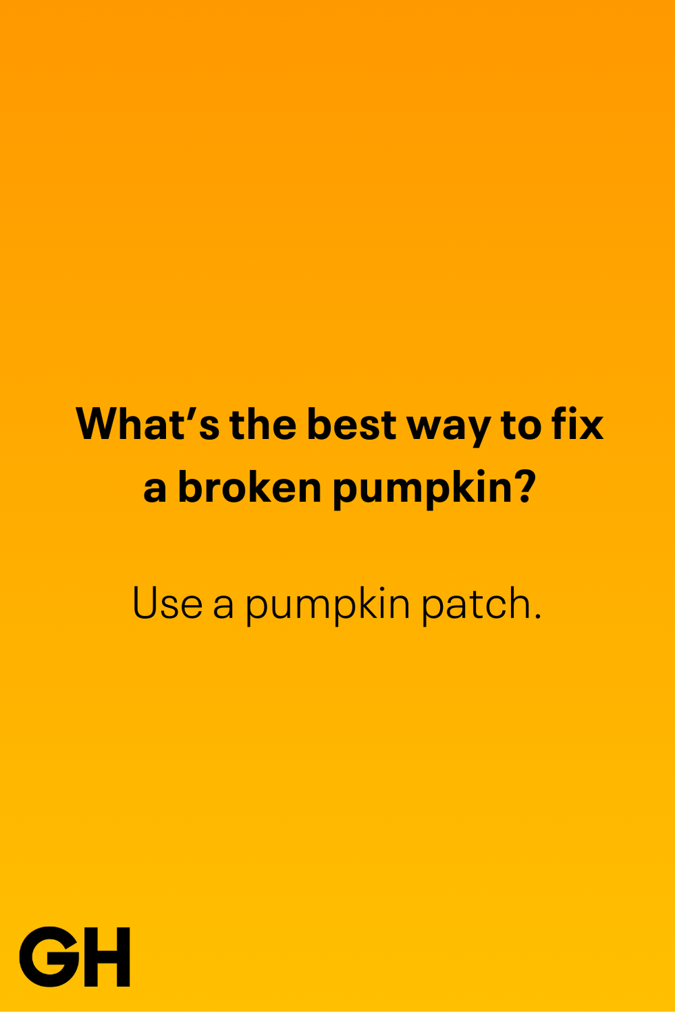 what’s the best way to fix a broken pumpkin use a pumpkin patch
