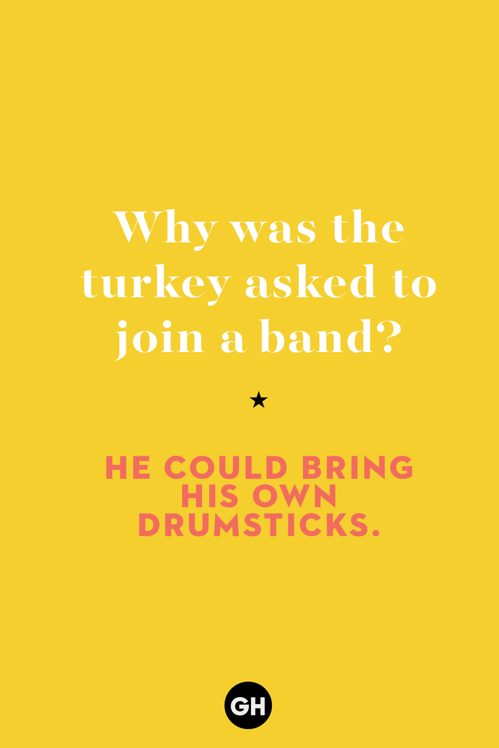 thanksgiving jokes — turkey band