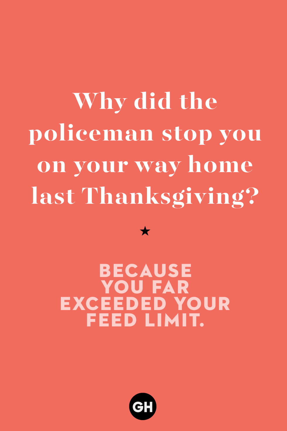 thanksgiving jokes — thanksgiving policeman