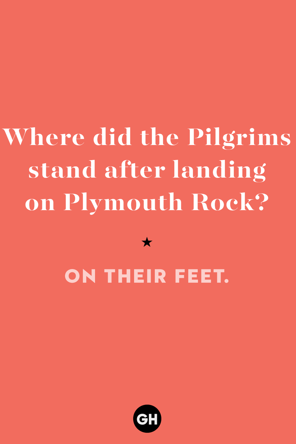 Why did the pilgrim's pants keep falling down? Because they were on a  buckle-ess diet! — Learn Funny Jokes