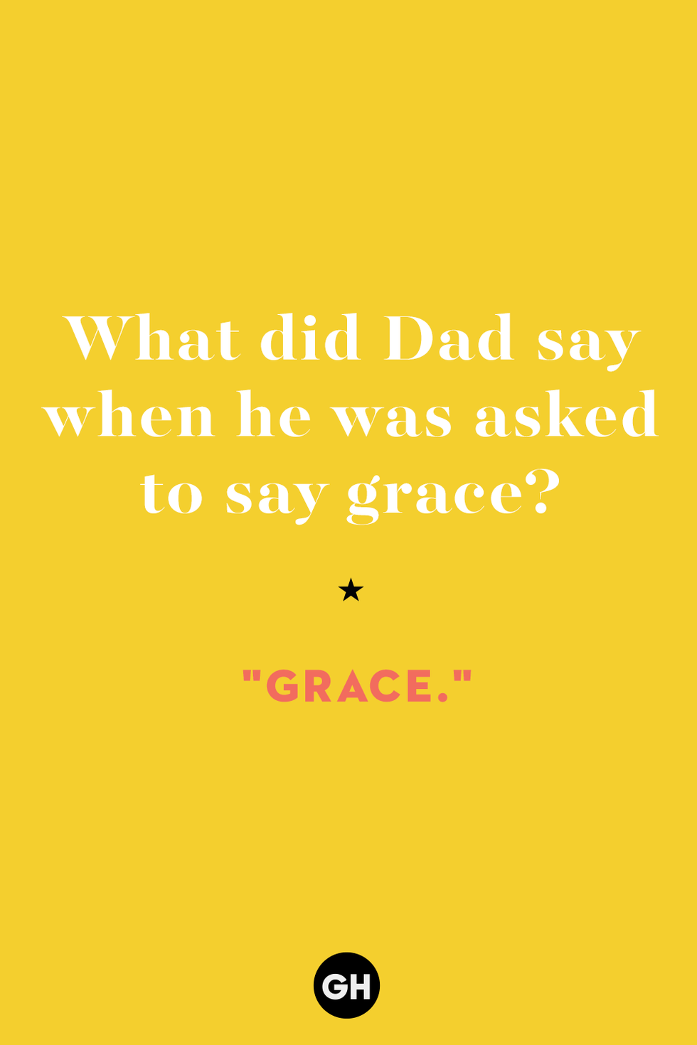 thanksgiving jokes — saying grace