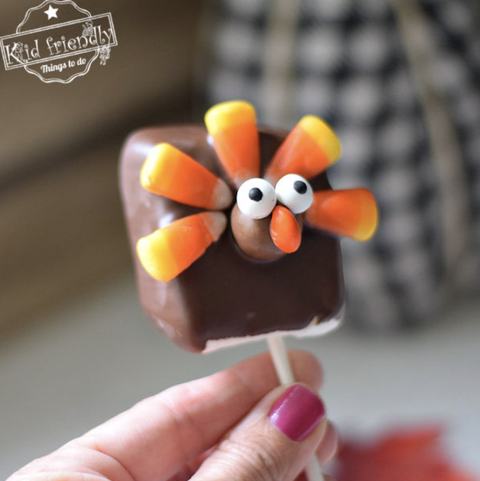 thanksgiving kids crafts turkey lollipop
