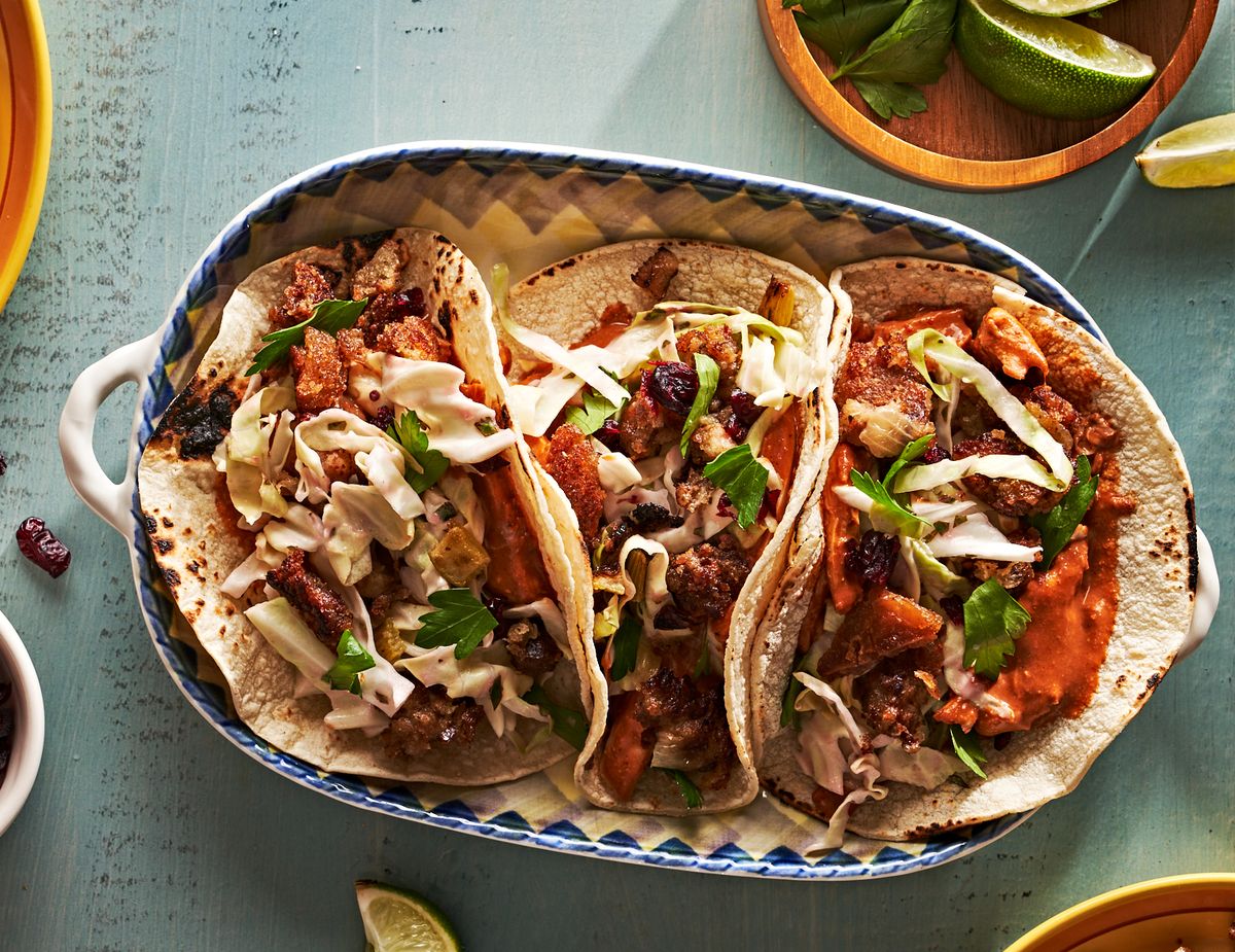 thanksgiving leftover tacos