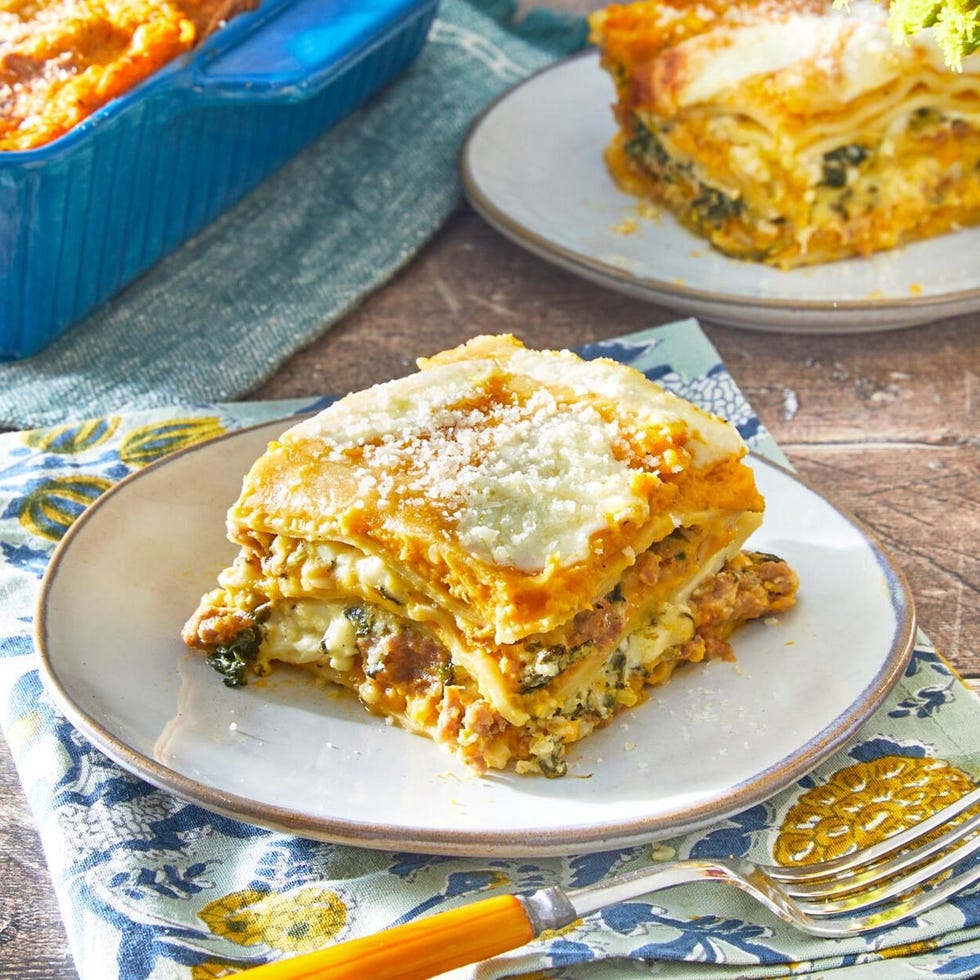 thanksgiving main dishes butternut squash lasagna