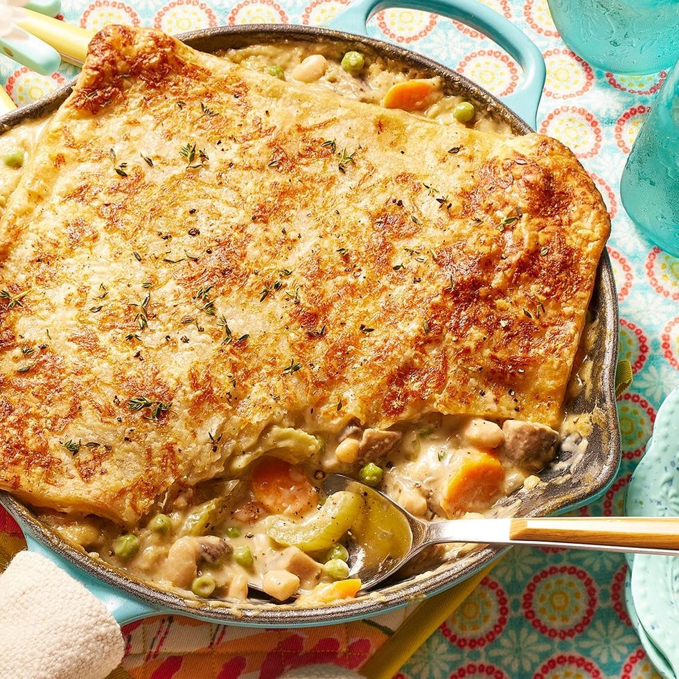 thanksgiving main dishes vegetarian pot pie