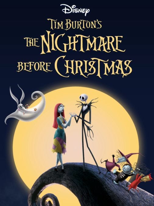 thanksgiving movies on disney plus the nightmare before christmas
