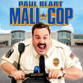 the poster for paul blart mall cop, a good housekeeping pick for best thanksgiving movies