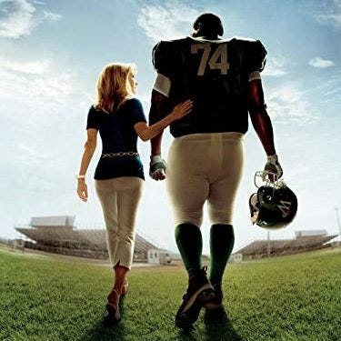 the poster for the blind side, a good housekeeping pick for best thanksgiving movies