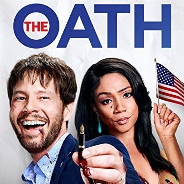 the poster for the oath, a good housekeeping pick for best thanksgiving movies