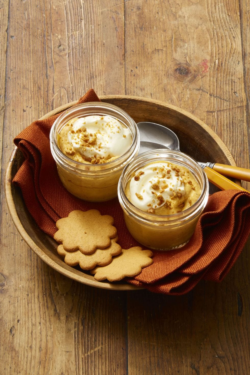 thanksgiving potluck ideas   pumpkin spice mousse