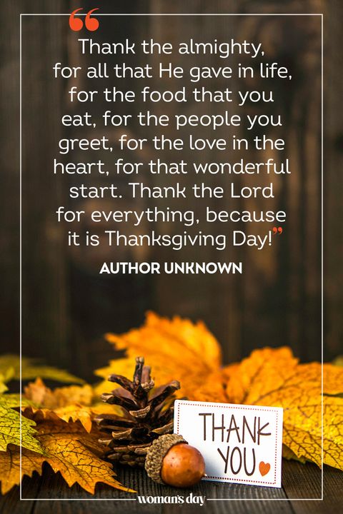 thanksgiving prayer author unknown