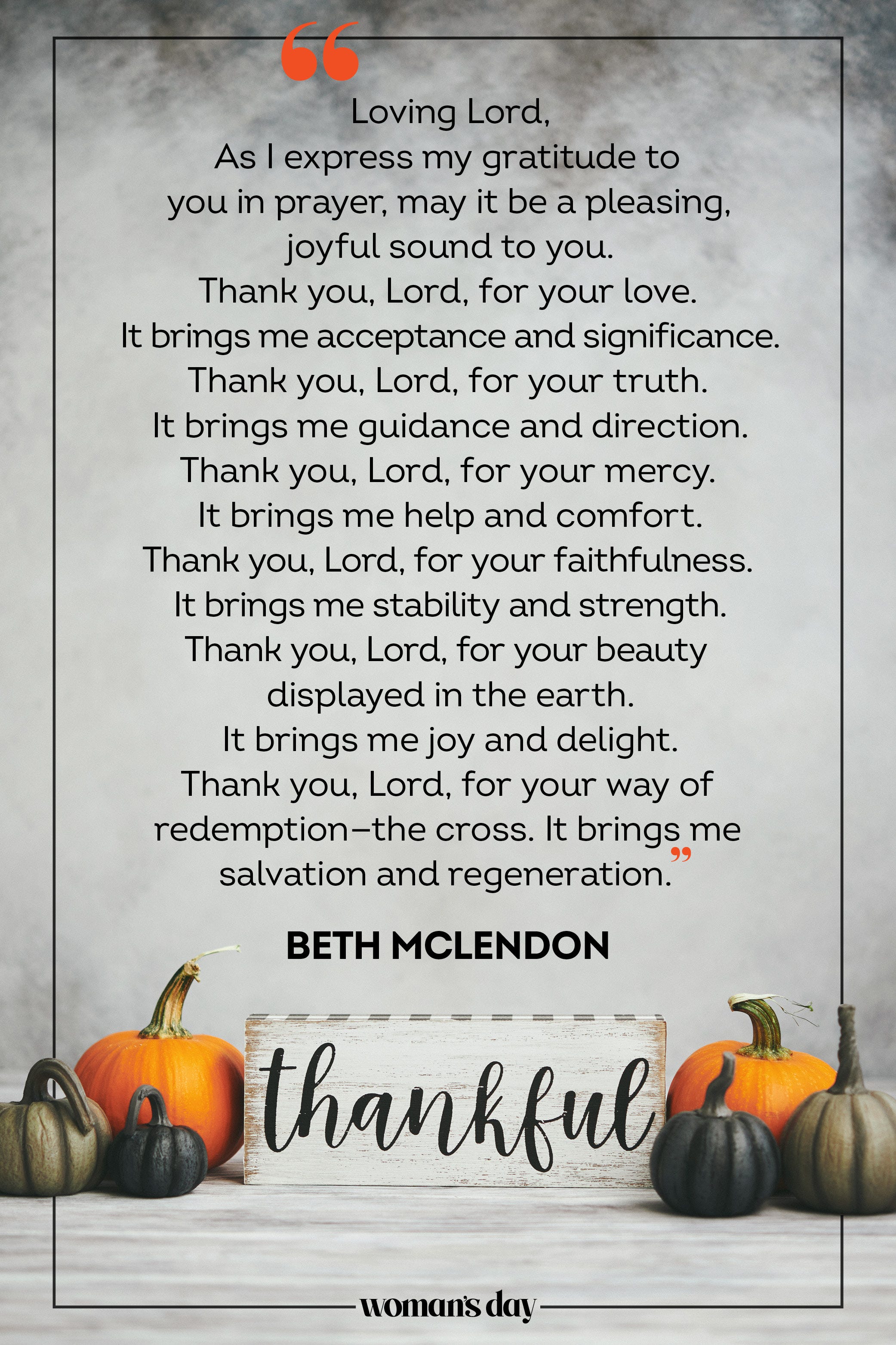 Thanksgiving Prayer