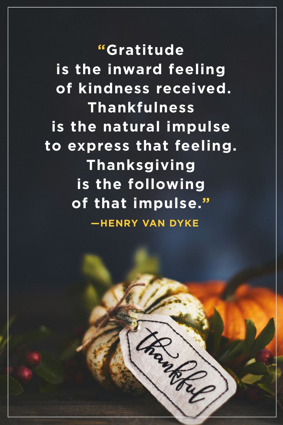 Thanksgiving Quotes Van Dyke
