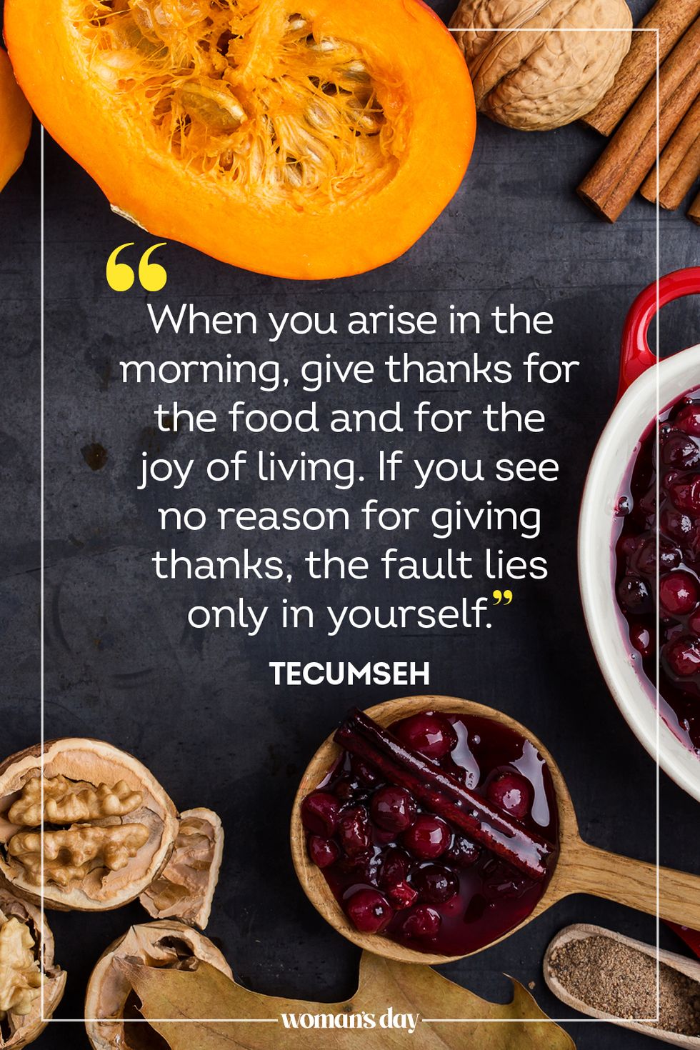 thanksgiving quotes tecumseh